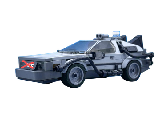MOC Delorean from BACK TO THE FUTURE 3 in 6 Stud Wide