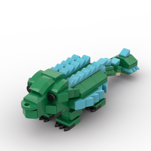 Jurassic BrickHeadz Size Collection - MOC Cube Animal Bricks