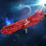 GOBRICKS MOC 128317 Great Imperial Garmilas Deusula the 3rd - Space Battleship Yamato 2205