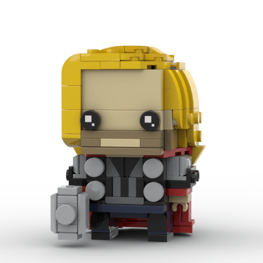 MOC Custom Marvel Thor 1 The Avengers Brickheadz