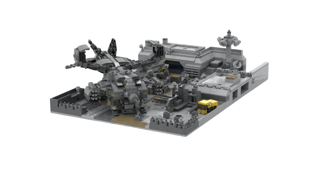 MOC-128318 - ALIENS Micro Diorama : Hadley's Hope