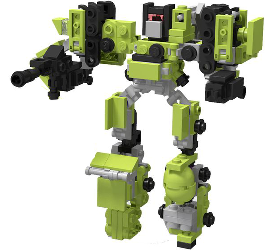 MOC-47273 Transformer G1 Mini Devastator - Constructions Mini Mecha