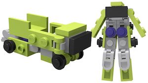 MOC-47273 Transformer G1 Mini Devastator - Constructions Mini Mecha
