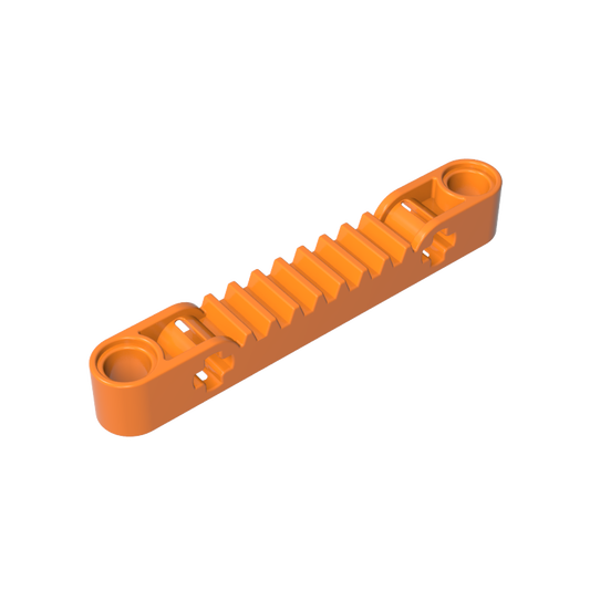 GDS-1007 - Technic Gear Rack 1 x 7 with Axle and Pin Holes