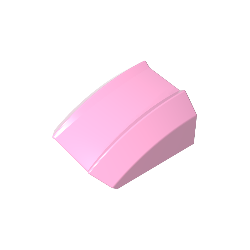 GDS-1015 - Slope Curved 2 x 2 with Lip, No Studs