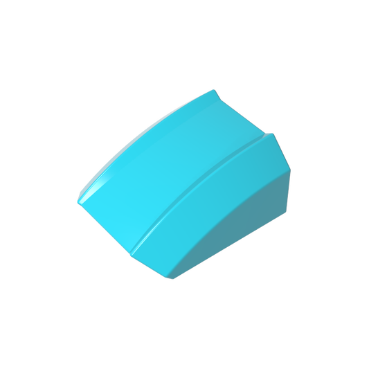 GDS-1015 - Slope Curved 2 x 2 with Lip, No Studs