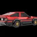 MOC-101736 Toyota AE86 GT-Apex in red