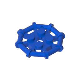 GDS-1075 - Plate Special 2 x 2 with Bar Frame Octagonal, Reinforced, Completely Round Studs
