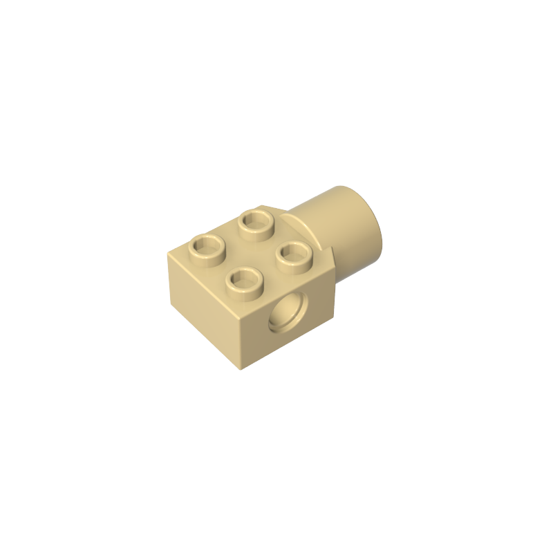 GDS-1087 - Technic Brick Special 2 x 2 with Pin Hole, Rotation Joint Socket