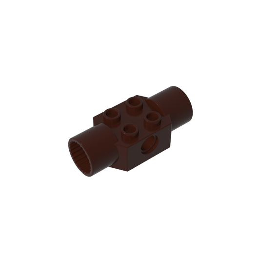 GDS-1090 - Technic Brick Special 2 x 2 with Pin Hole, with 2 Rotation Joint Sockets