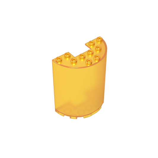 GDS-1137 - Cylinder Half 3 x 6 x 6 with 1 x 2 Cutout