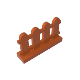 GDS-1177 - Picket Fence 1 x 4 x 2