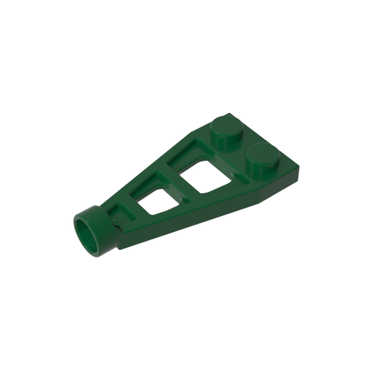 GDS-1180 - Plate Special 1 x 2 with Long Stud Receptacle (Space Wing)