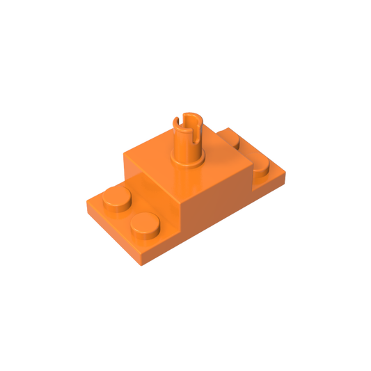 GDS-1190 - Brick Special 2 x 2 with Top Pin and 1 x 2 Side Plates