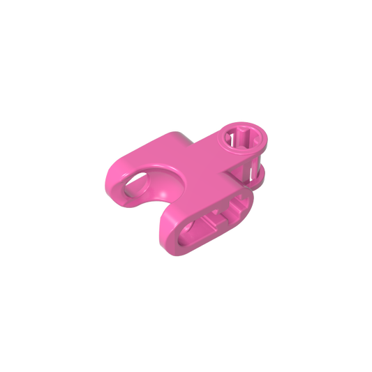 GDS-1205 - Technic Axle Connector 2 x 3 with Ball Socket, Open Lower Axle Holes