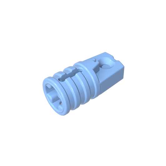 GDS-1218 - Hinge Cylinder 1 x 2 Locking with 1 Finger and Axle Hole On Ends