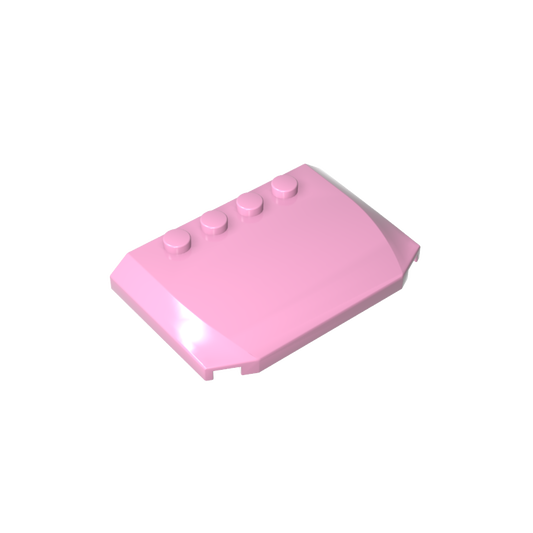 GDS-1302 - Slope Curved 4 x 6 x 2/3 Triple Curved with 4 Studs