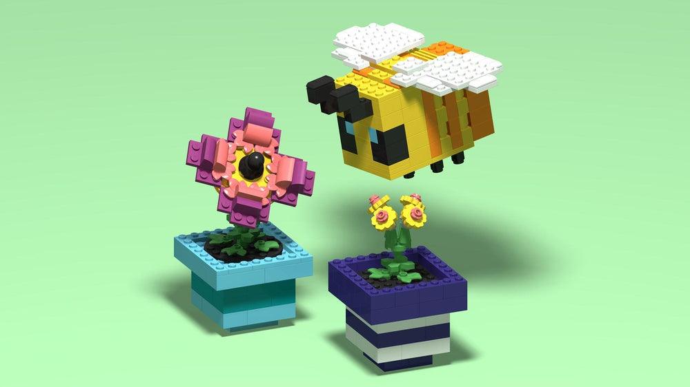 MOC-141328 11022 Minecraft Bee– MOC Brick Store
