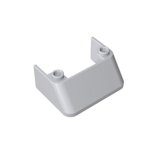 GDS-1487 - Windscreen 3 x 4 x 1 1/3 with 2 Studs on Top