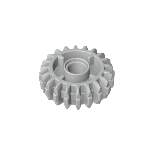 GDS-1497 - Technic Gear 20 Tooth Double Bevel with Clutch on Both Sides