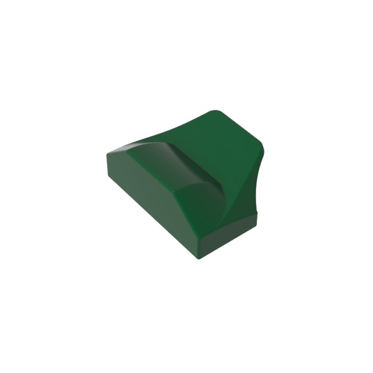GDS-1507 - Wedge Curved 1 x 2 x 2/3 No Studs, Wing End