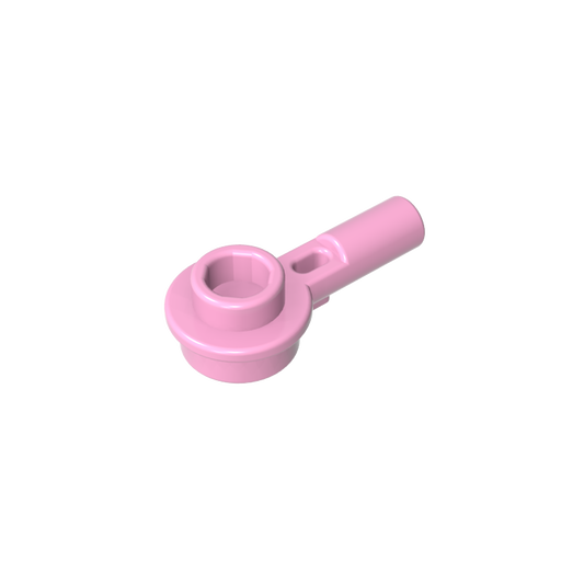 GDS-1570 - Plate Round 1 x 1 with Hollow Stud and Horizontal Bar 1L