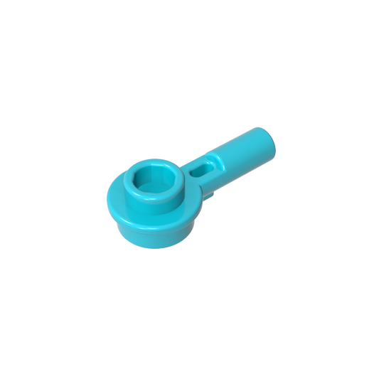 GDS-1570 - Plate Round 1 x 1 with Hollow Stud and Horizontal Bar 1L