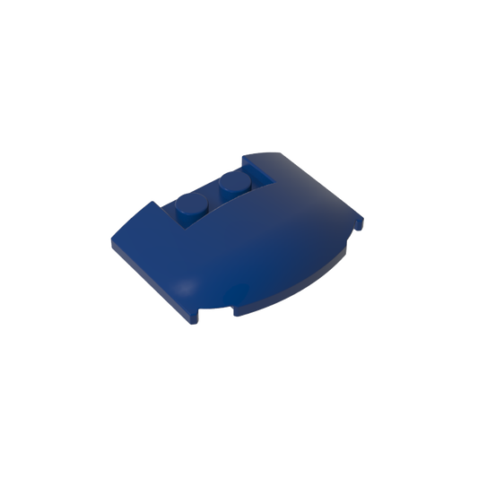 GDS-1577 - Slope Curved 3 x 4 x 2/3 Triple Curved with 2 Sunk Studs