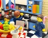 MOC-161065 Mid-Century Kitchen Diorama