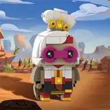 GOBRICKS MOC 167331 Purah (Legend of Zelda: Tears of the Kingdom) Brickheadz
