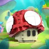 GOBRICKS MOC 165371 Super Mario Power Up Mushroom