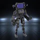 GOBRICKS MOC 162651 Female biochemical TV robot