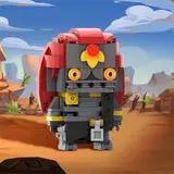 GOBRICKS MOC 167310 Mummified Ganondorf (Legend of Zelda: Tears of the Kingdom) Brickheadz