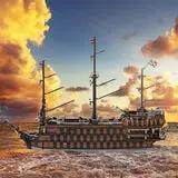 GOBRICKS MOC 156339 brown pirate ship