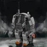 GOBRICKS MOC 171661 Beefed-up city space construction mech