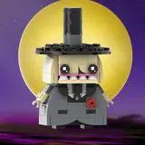 GOBRICKS MOC 162663 Mayor of Halloweentown (Nightmare Before Christmas)