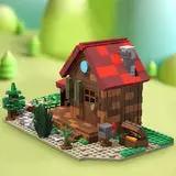 GOBRICKS MOC 125029 stardew valley farmhouse