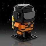 GOBRICKS MOC 165488 Lethal Company Crewmate Brickheadz