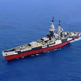 GOBRICKS MOC 163300 French Battleship Richelieu