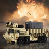 GOBRICKS MOC 177525 Oshkosh HEMTT- M985A4 - Heavy Expanded Mobility Tactical Truck