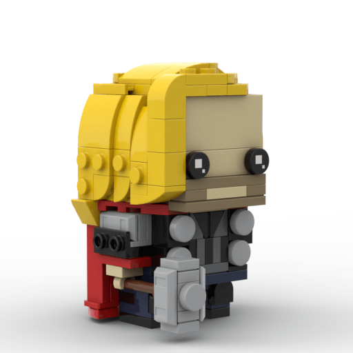MOC Custom Marvel Thor 1 The Avengers Brickheadz