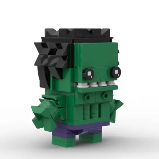 MOC Custom Marvel Hulk - The Avengers Brickheadz