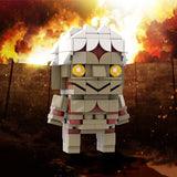 GOBRICKS MOC 181340 Attack on Titan Brickheadz MOC ~ Armored Titan