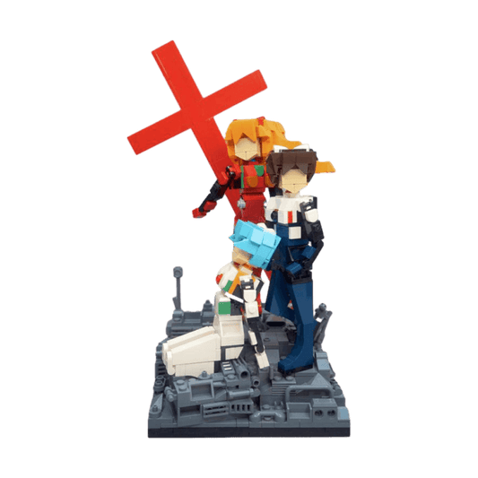GOBRICKS MOC 150218 Evangelion Pilots Diorama