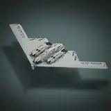 GOBRICKS MOC 166363 B-2 SPIRIT Stealth Bomber - 1/70 Scale