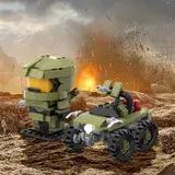 GOBRICKS MOC 168036 Master Chief + Warthog halo