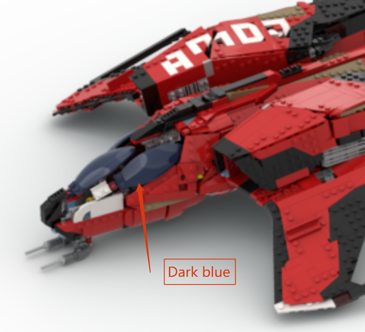 Super Sale! - 2620pcs MOC Star Citizen Mustang Omega
