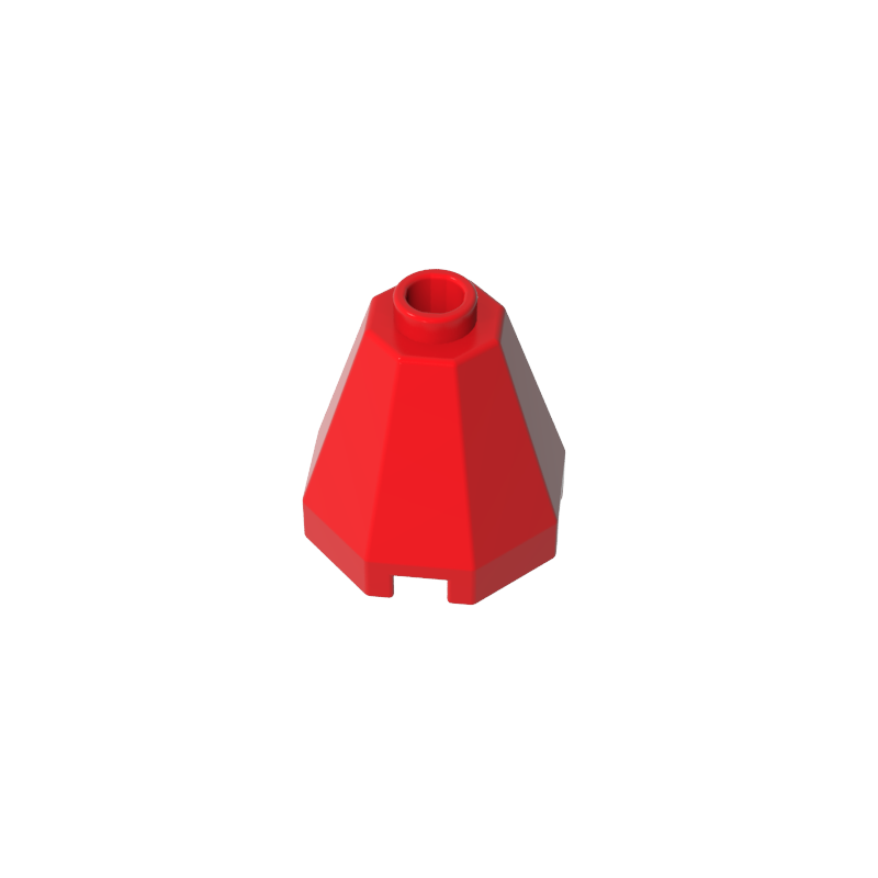 GDS-2042 - Cone 2 x 2 x 1 2/3 Octagonal, Open Stud