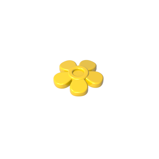 GDS-2062 - Headwear Accessory Flower with 5 Smooth Petals and Pin