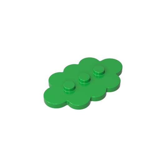 GDS-2138 - Plate Special 3 x 5 Cloud with 3 Center Studs